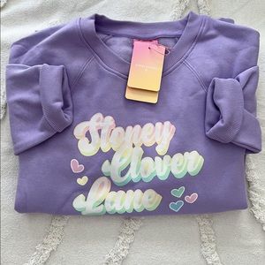 Stoney Clover Lane Sweatshirt Purple